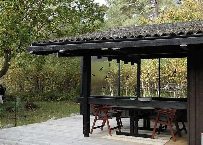 Architect-designed In Ulvshale Forest Nyaraló *